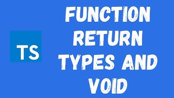 12. Function return value types and void in Typescript. Difference between Void and undefined Type.