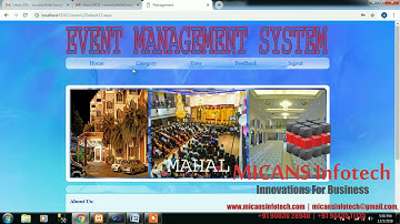 EVENT MANAGEMENT SYSTEM - DOTNET ASSIGNMENT (ASP.NET)