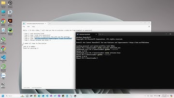 How to activate a Conda Virtual Environment from Terminal or Powershell