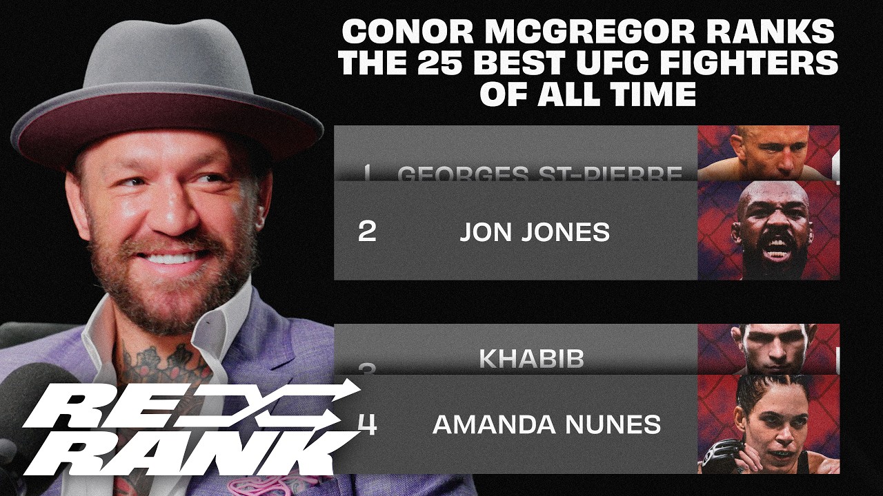 Conor McGregor Ranks the Best UFC Fighters of All Time … — Transcript