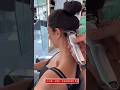 Woman Undercut And Nape Shave With Clippers In Barbershop Undercut Barbershop Barber Clippers