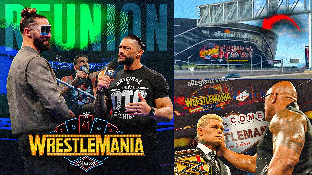 SHOCKING Roman Reigns & Seth Rollins REUNION! 😱| Rock WrestleMania UPDATE, WrestleMania READY | WWE