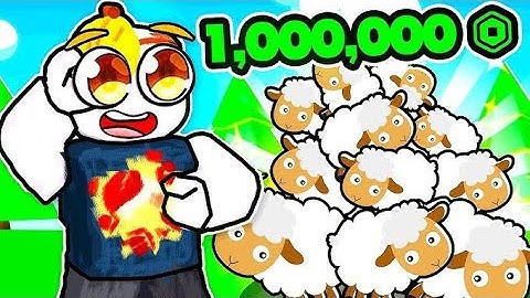 I Built A Level 999,999 Sheep FARM In Roblox 🐑 - SieyenGameR #roblox #sheepfarm #live