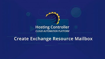 Create Exchange Resource Mailbox