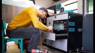 Finishing Campervan Kitchen Layout / Van Life Build