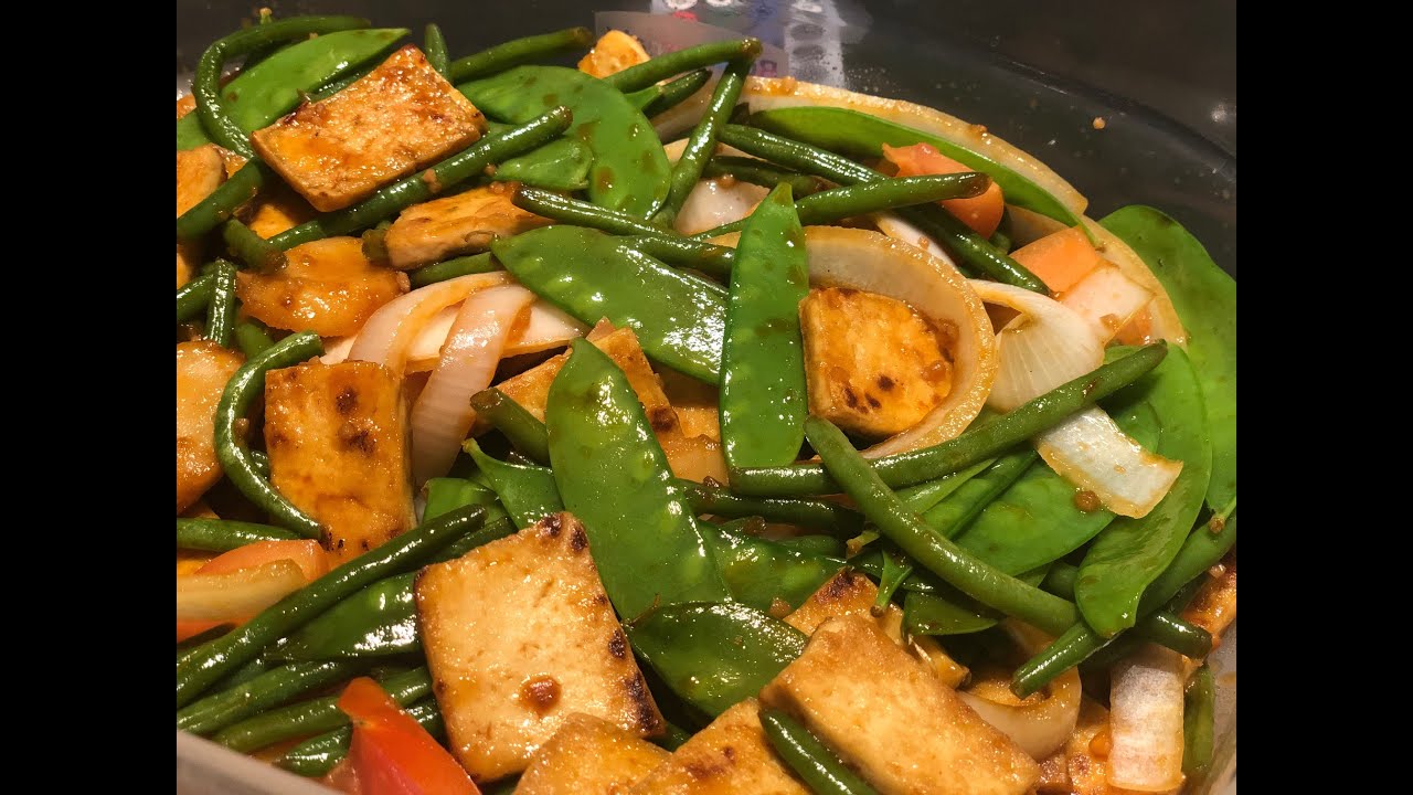 Szechuan Tofu Stir Fry (Vegan/Vegetarian) - YouTube