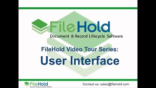 FileHold Document Management Software Application User Interface screenshot 3