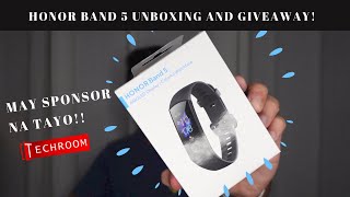 HONOR BAND 5 UNBOXING AND GIVEAWAY | OUR FIRST EVER VIDEO SPONSOR!
