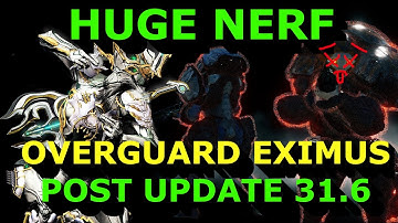 Huge Nerf: lvl-180 Overguard One Shot Test Post 31.6 #Warframe