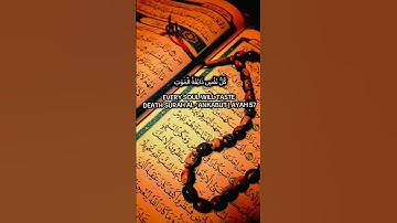 كُلُّ نَفْسٍ ذَائِقَةُ الْمَوْتِ 🌟✨ #آيات #القرآن #القرآن_الكريم #كل_نفس_ذائقة_الموت #راحة_نفسية