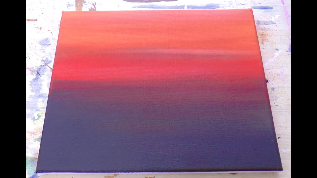 Универсальный рассвет|закат. Работаем без палитры. Soft blending. Very Easy. Acrylic Универсальный рассвет|закат. Работаем без палитры. Soft blending. Very Easy. Acrylic