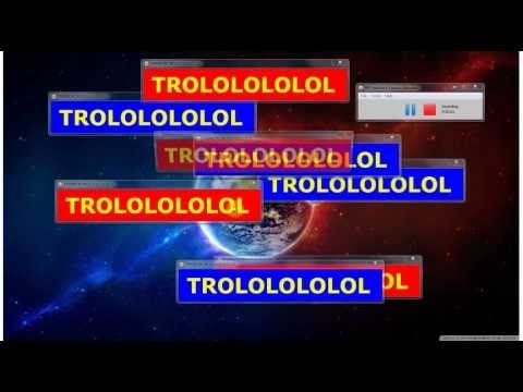 How to create a "Troll, Prank  Virus" Turorial