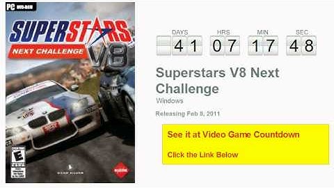 Superstars V8 Next Challenge PC Countdown