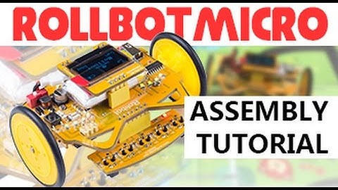 Assemble RollbotMicro - DIY STEM Coding Robot for Arduino for Kids - Line following with map