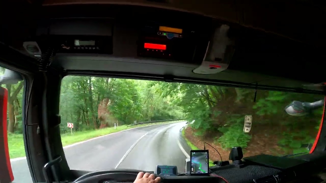 POV Beautiful road in the Czech Republic