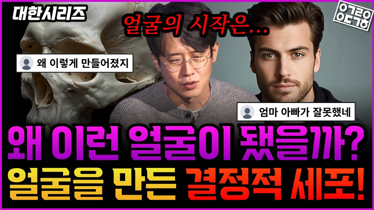 우리 얼굴은 어떻게 진화했을까? 신경능세포가 만든 얼굴의 진화 이야기! (얼굴은 어떻게 만들어졌나 1/2) [성균관대학교 이대한 교수]