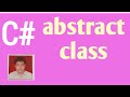 Abstract Class in C#