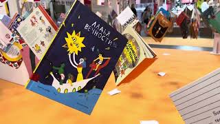 Hanging books #books #BCBF #bologna #childrenbooks #childrenbook #bookfair #display #BCBF25