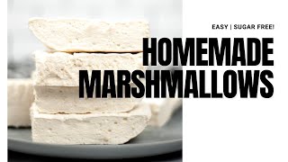 Sugar Free Marshmallow Recipe How To Make Sugar Free Marshmallows