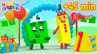 Canciones para la vuelta al cole! 🎶 | 123 Aprende a contar para niños | Numberblocks en Español