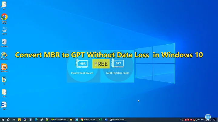 How to Convert MBR to GPT Without Data Loss for Free in Windows 10?