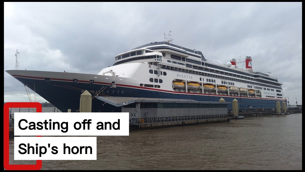 MS Bolette Departure from Liverpool | Casting Off & Ship's Horn - 2nd September 2026