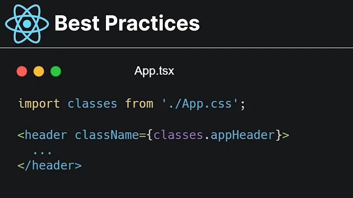 The BEST Way To Import CSS Class Names in React. How To Import Styles/Classes in a React Component