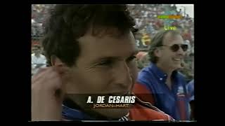 Andrea de Cesaris interview (1994 San Marino Grand Prix)