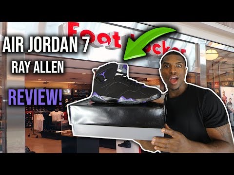 Air Jordan 7 Ray Allen Review! - YouTube
