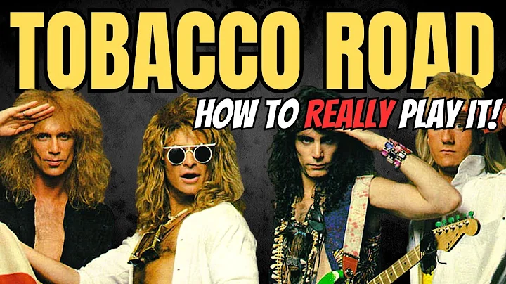 David Lee Roth - Tobacco Road - How to REALLY Play The Riff (w/TAB) - #masterthatriff  #150