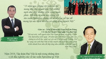 Giáo sư Nguyễn Lân Dũng trả lời Đài tiếng nói VN và thính giả nghe đài về Tảo xoắn (Spirulina)