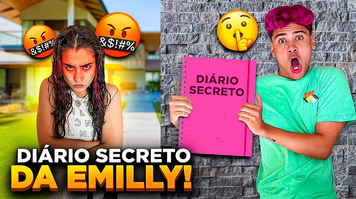 PEGUEI O DIÁRIO SECRETO DA EMILLY VICK *fui expulso