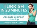20 minutes of turkish listening comprehension for absolute beginner