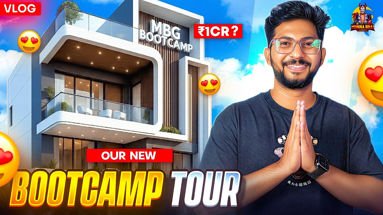 MBG NEW BOOTCAMP TOUR 😍 2026 -  Munna Bhai Gaming
