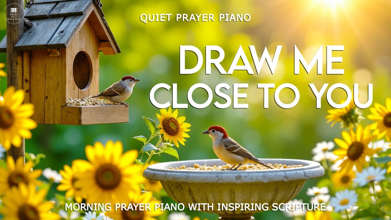 DRAW ME CLOSE TO YOU | Morning Prayer Piano with Inspiring Scriptures ...