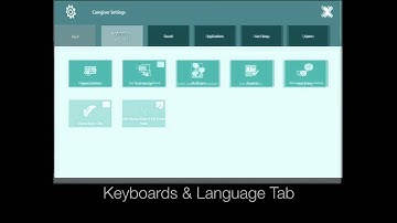Communicator 5 - Caregiver Settings