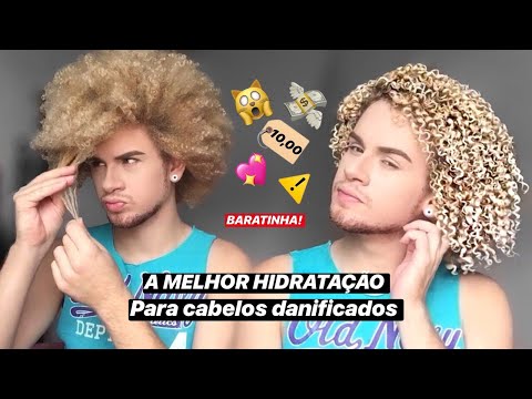 A MELHOR HIDRATAÇÃO BARATINHA PARA CABELOS CRESPOS E CACHEADOS DANIFICADO (MASCULINO) | DENNIS COSTA