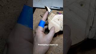 Wip  Manta Ray Kinetic Sculpture  Prototype Hinges