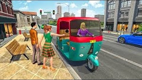 Tuk Tuk Rickshaw Impossible Tracks 3D - Stunt Ramp Driving Simulator - Android GamePlay