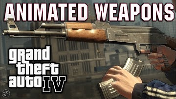 How to install Animated Weapons 3.0 Mod in GTA 4 + EFLC | Dynamic Weapons Physics mod