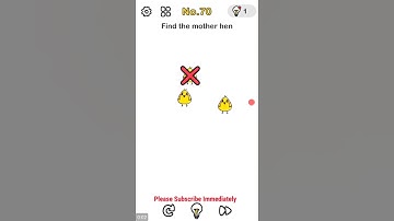 brain out level 70 find the mother hen walkthrough or answer