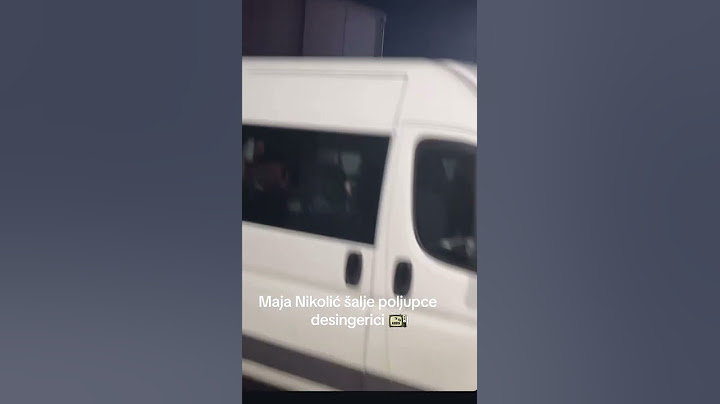 Maja Nikolić šalje poljupce Desingerici