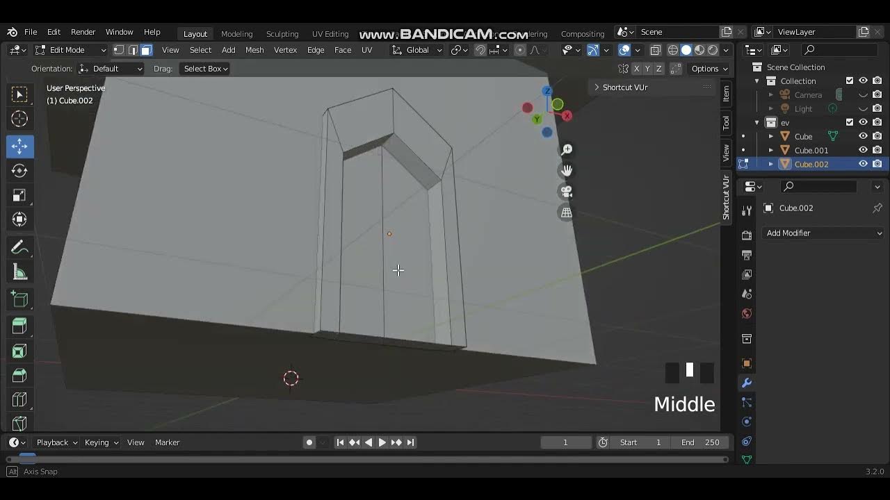 blender dersi 3 kapı yapımı 2 - YouTube