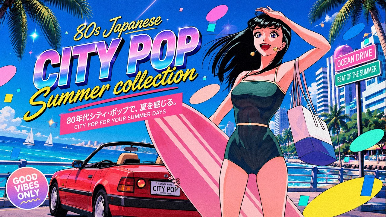 City Pop Summer Collection – 夏のシティポップ | 80s Japanese City