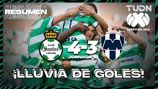 Resumen y goles | Santos 43 Rayados | Liga Mx Apertura 22 J1 | TUDN