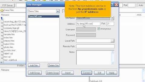 Configuring your website in LeapFTP by VodaHost web hosting