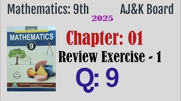 Review Exercise 1 Q9: Exponential Equations Solved | Class 9 Maths AJK Board | Solve It With Shoaib