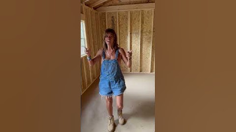 “Make it with Mary Construction” my next project, the workout shed. #themaryburke #follow #workout