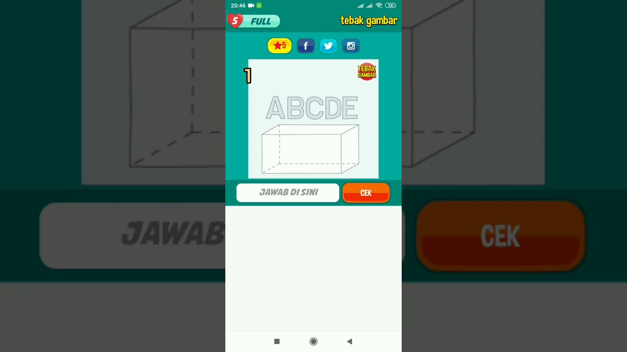 JAWABAN TEBAK GAMBAR TERBARU 2020 LEVEL 41 YouTube