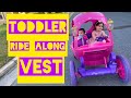 How To Make &amp; Install A Toddler Ride Along Vest Into A Power Wheel. EASY DIY Weekend Project!